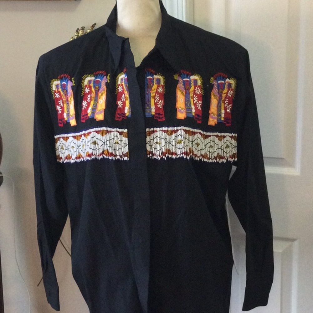 NWT Cedars beaded blouse
